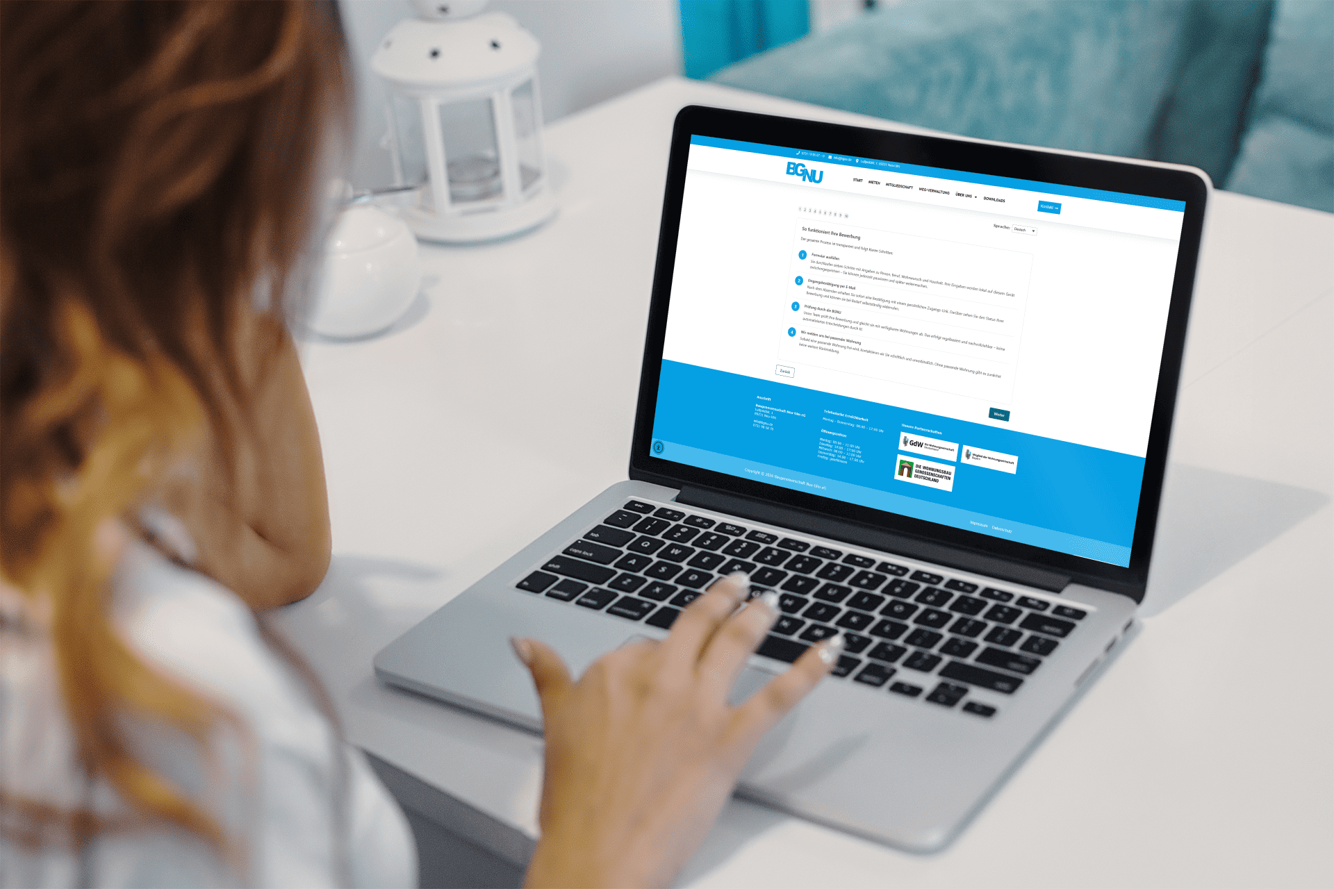 Wohnung gesucht? Jetzt online bewerben